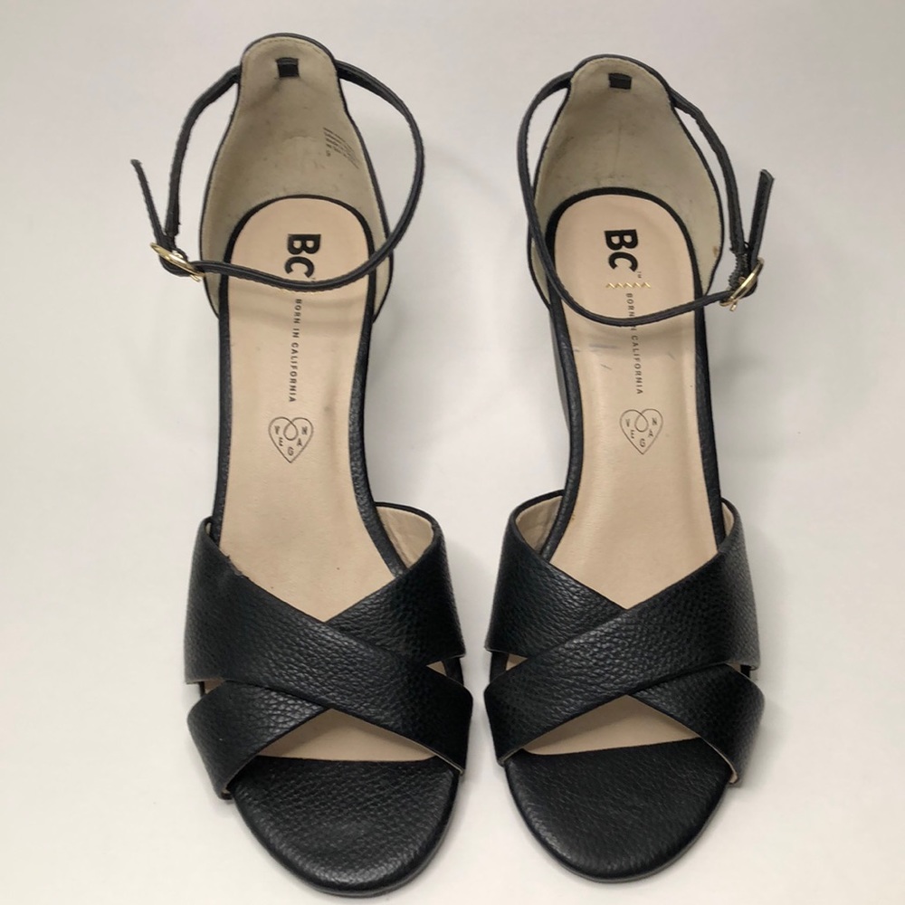 Black Wedges BC Footwear